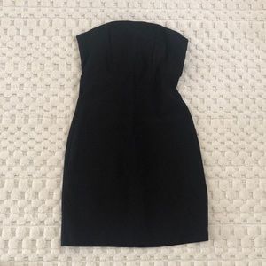 Strapless Black Mini dress